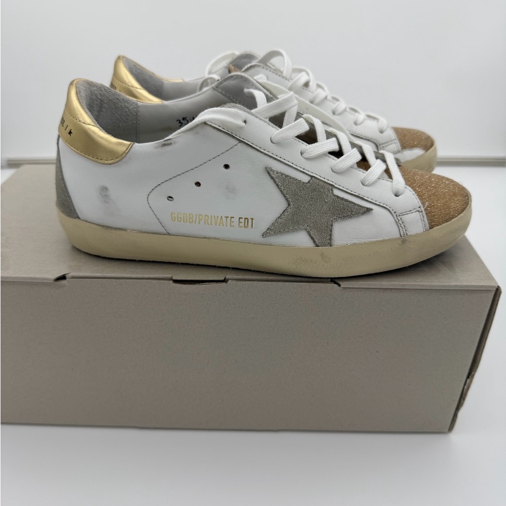 Golden Goose Superstar Sneakers Size 36 Harrods London Private Edition (35/100)✨